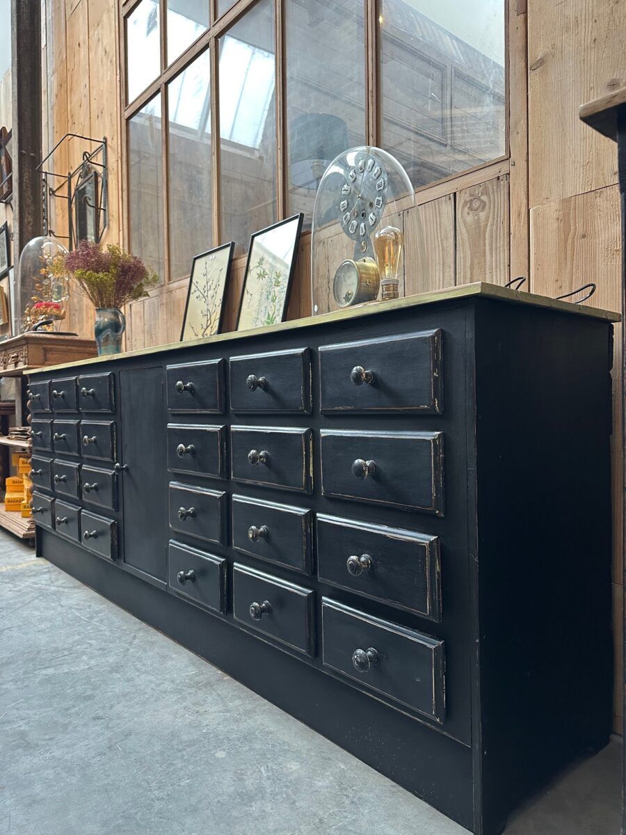 Workshop furniture from the early 20th century.