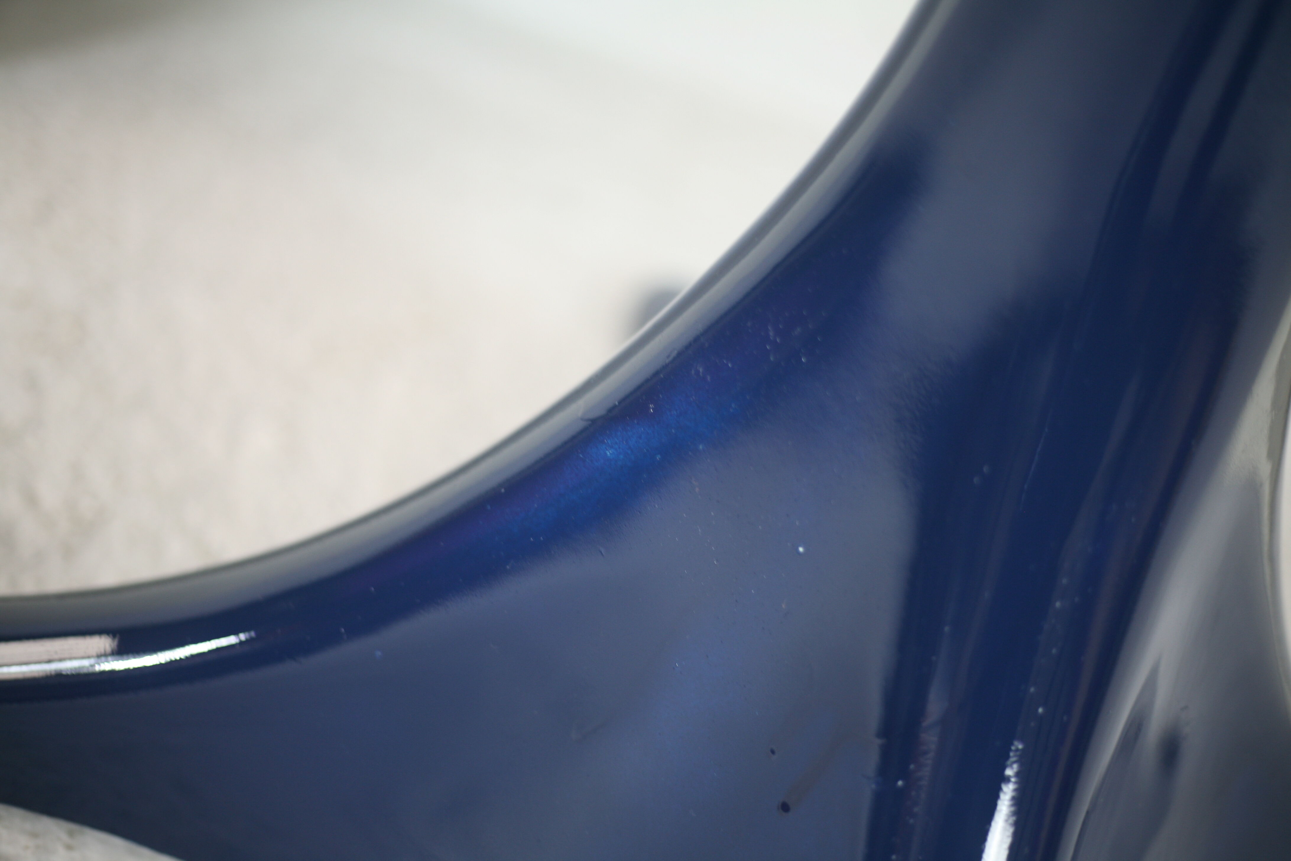 Fiberglass table, France, circa 1970