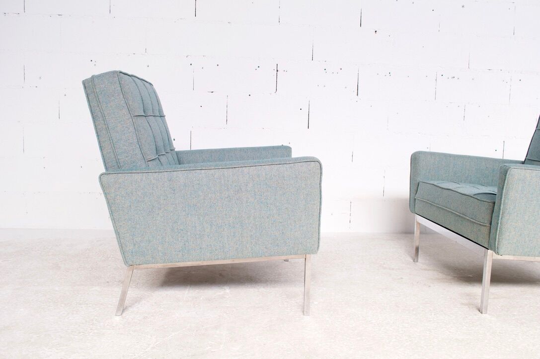 Pair of armchairs, model 67 A, by Florence Knoll, 1966, Knoll International publisher