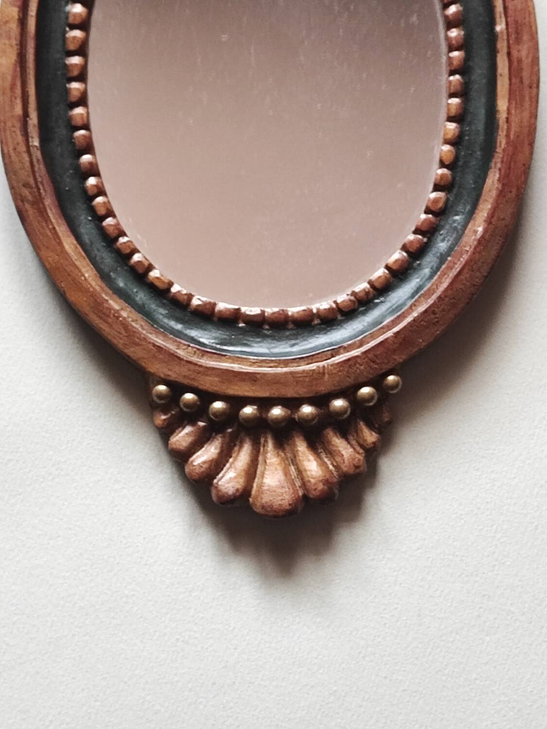 Pair small Italian mirrors