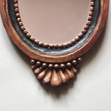 Pair small Italian mirrors