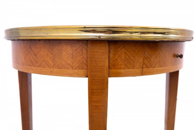 Round table, France, circa 1900.