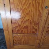 Vintage pine wardrobe
