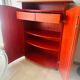 Small bamboo and rattan wardrobe circa 1980