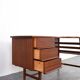Mid-Century Kidney Shaped Danish Teak Desk, 1960s.