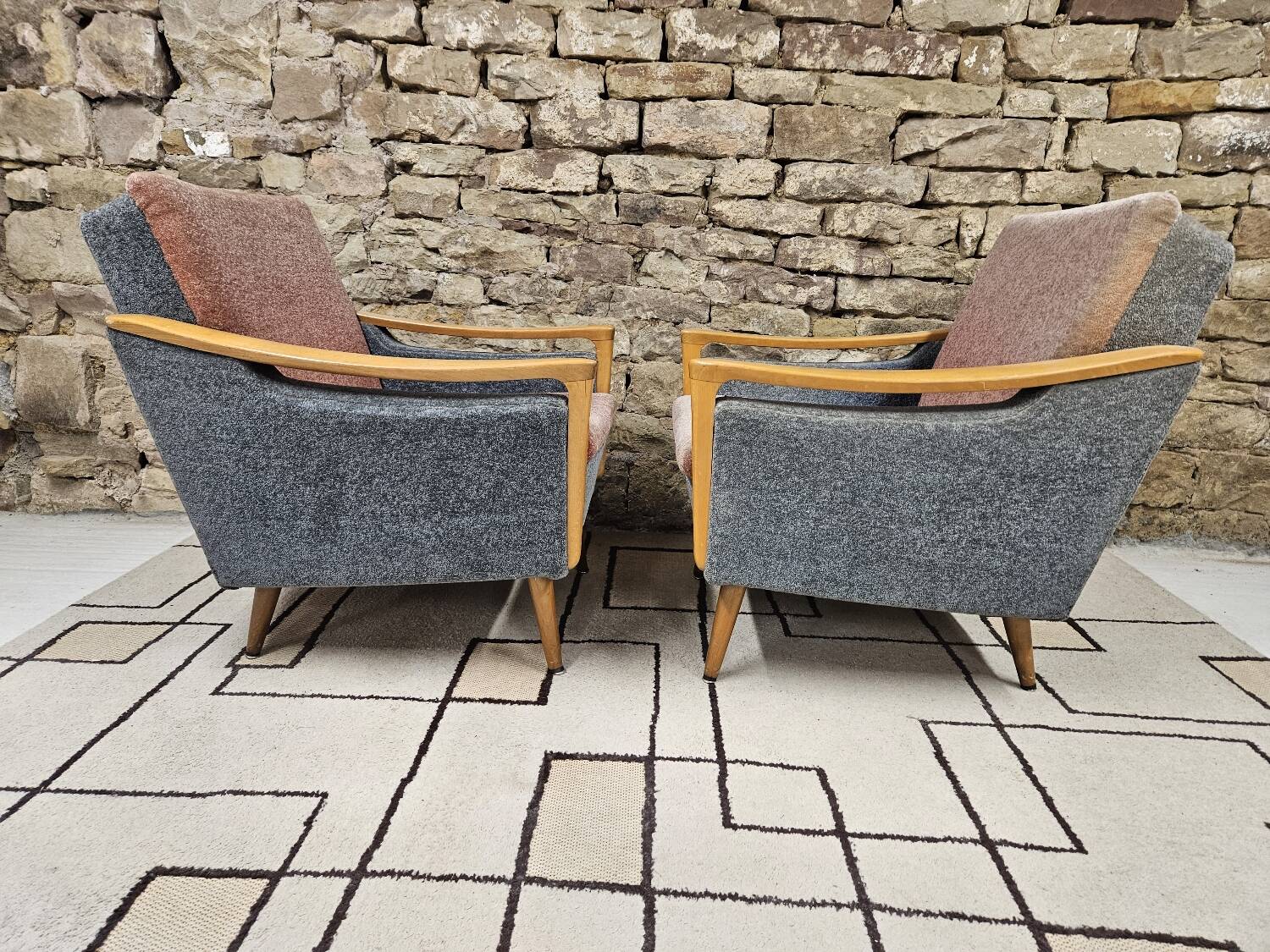 Pair of 1960 armchairs