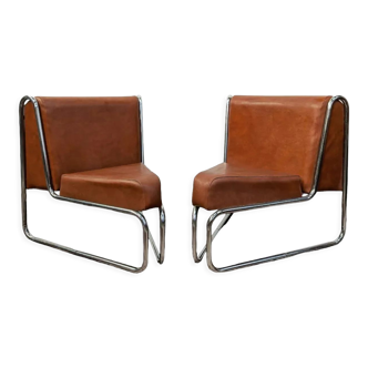 Pair of armchairs 70's