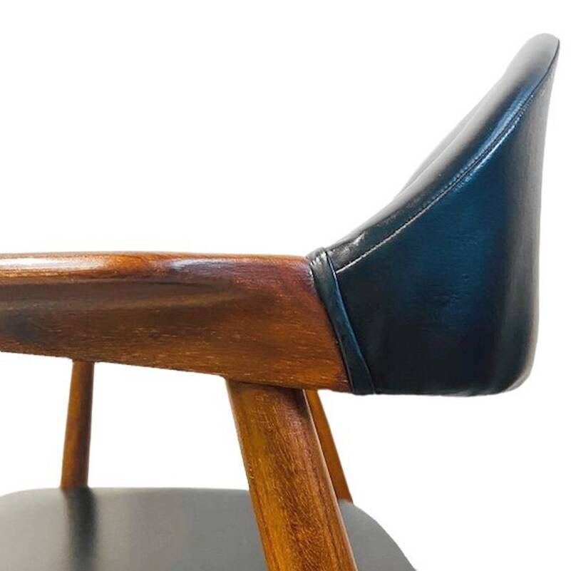 Vintage danish design cow horn chair mahjongg midcentury 1960s