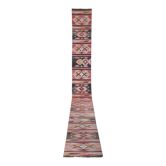 Tapis de couloir turc vintage