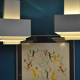 Pair of Scandinavian hanging lamps Hans Agne Jakobsson C896, Sweden 1960
