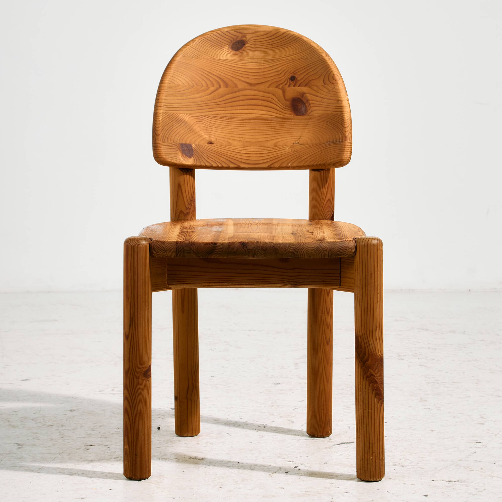 Pine dining set by Rainer Daumiller for Hirtshals Savvaerk, set of 7