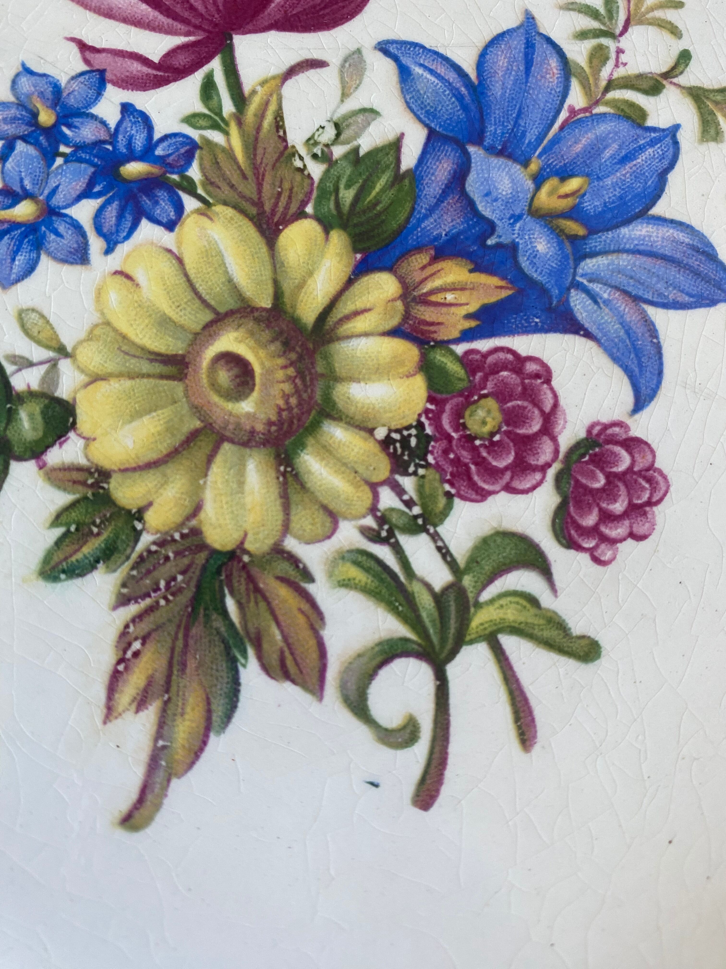 Round dish Sarreguemines and Digoin