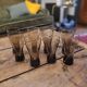Set of 8 long drink glasses in smoked glass from the 70s – 25 cl