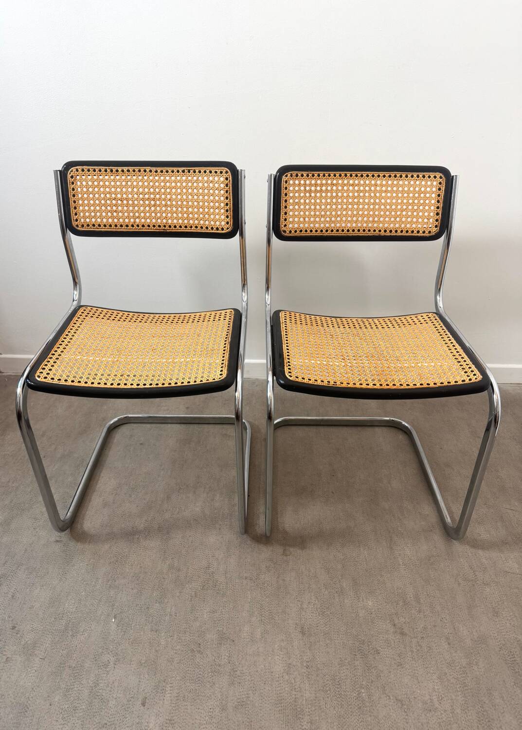 Pair of caned chairs ARRBEN