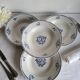 4 Deep Plates in earthenware Moulin des Loups & Hamage model Lucien