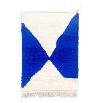 Tapis beni ouarin fait main traditionnelle taille 150 x 250 cm