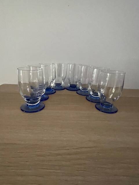 Daum Nancy crystal glassware set