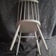 Chaise scandinave dossier barreaux