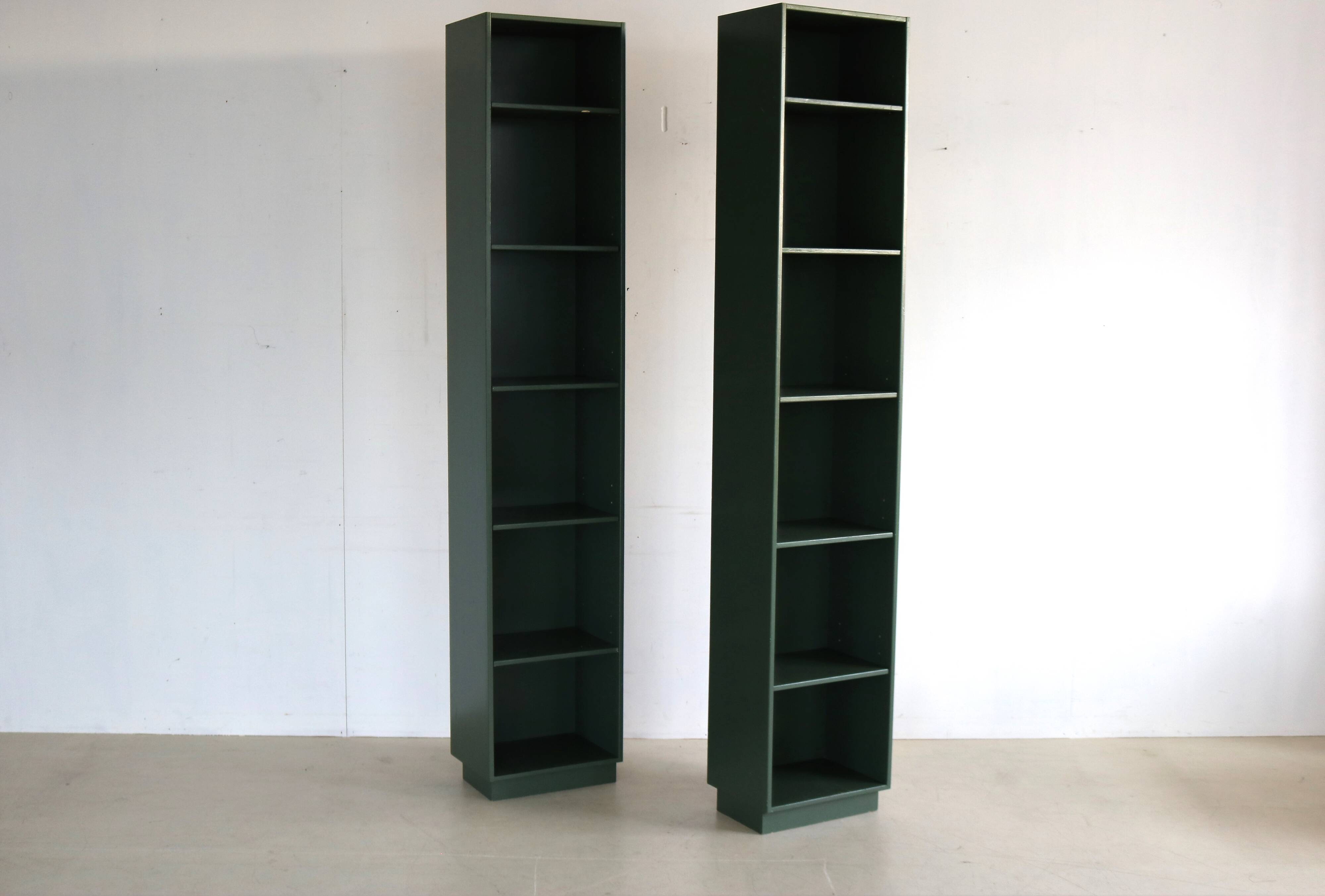 Vintage danish green bookcase