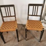 Pair of rope chairs