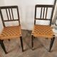 Pair of rope chairs