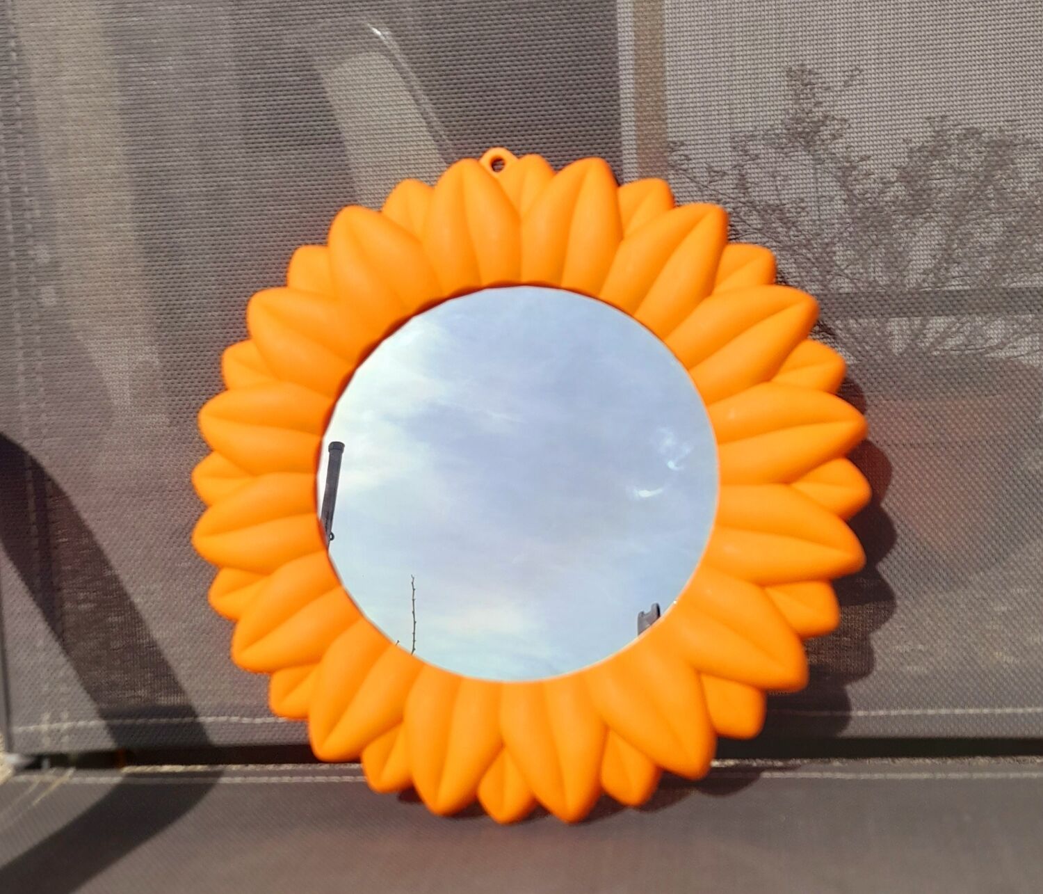 Plastic sun mirror 70s