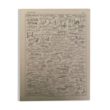 Lithograph engraving on the signatures of 1928 (sovereigns)