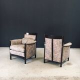Postmodern Peggy Lounge Chairs by Umberto Asnago for Giorgetti, Italy, 1980s, Set of 2