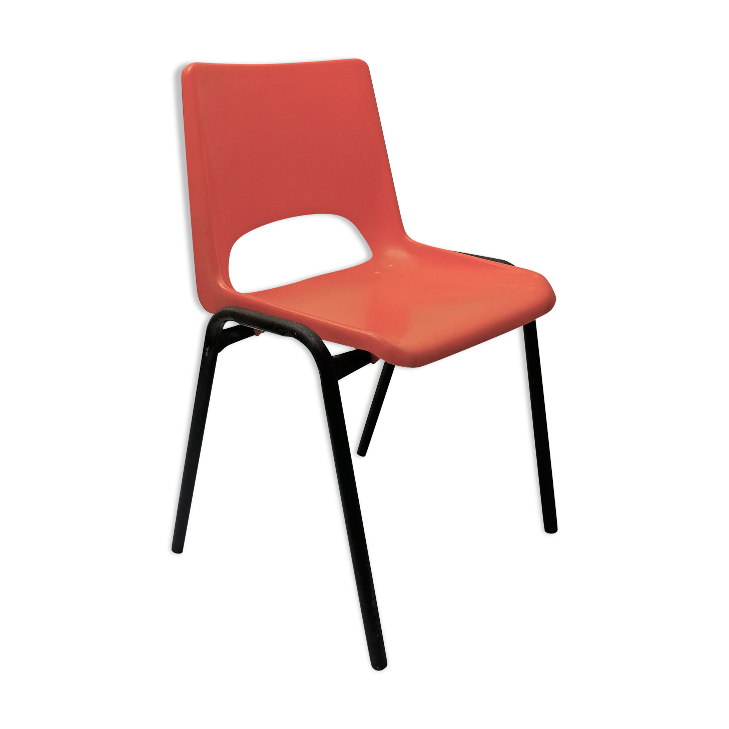 Vintage children's chair orange HB