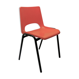 Vintage children's chair orange HB