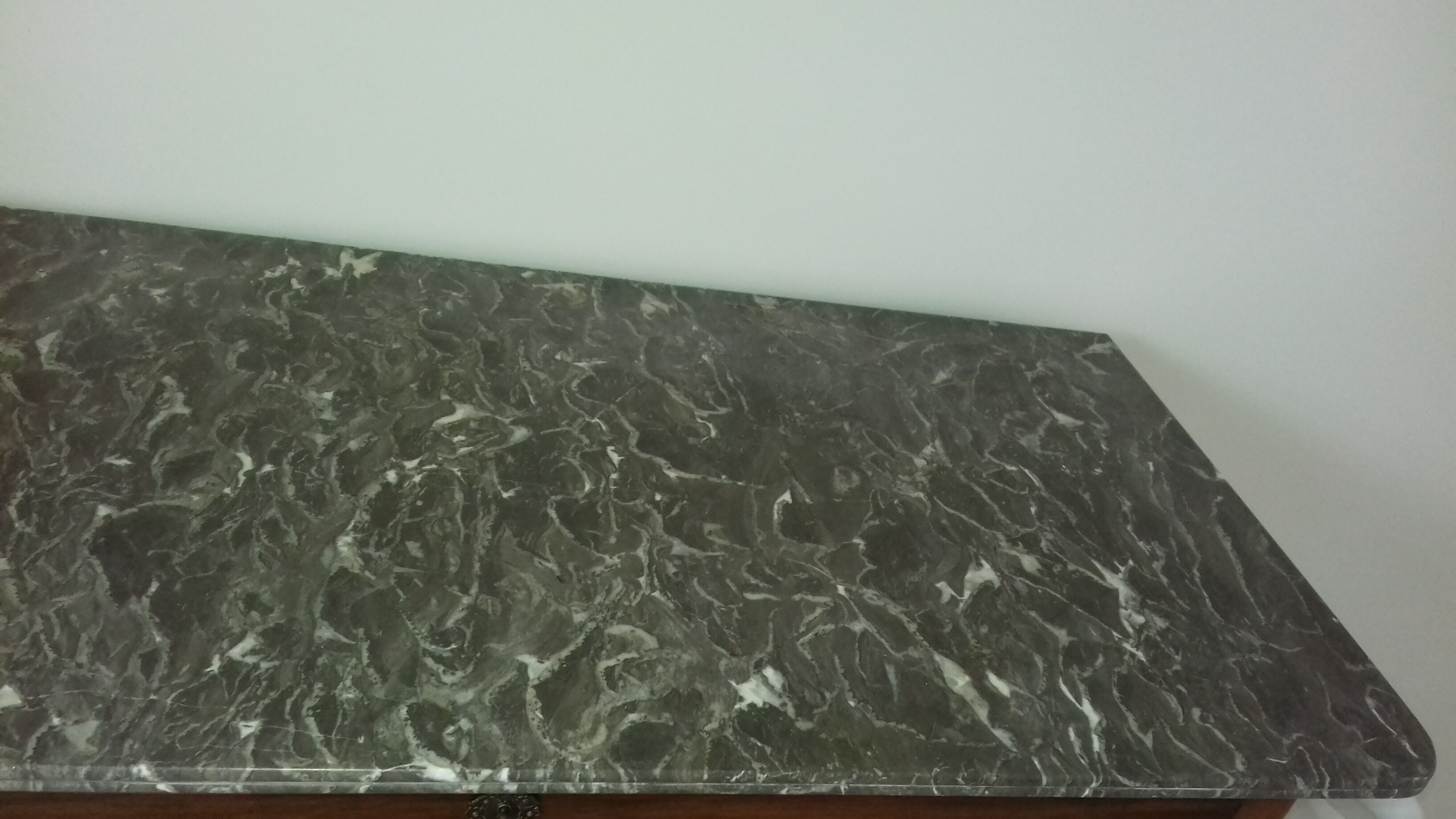 Convenient Louis Philippe plateau with marble