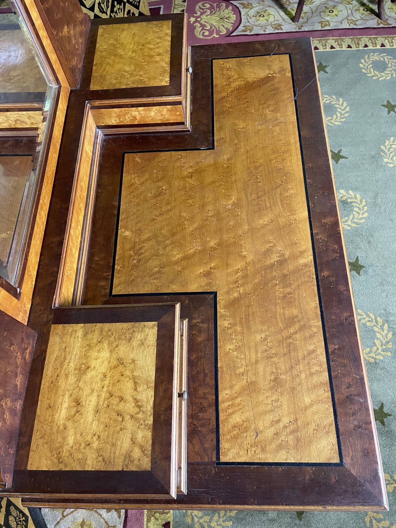 Louis XVI style dressing table in marquetry