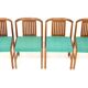 Set of 4 teak table chairs, Bertil Fridhagen, Bodafors, Sweden, 1960
