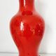 Red ceramic lamp base 53 cm high
