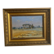 Framed landscape painting