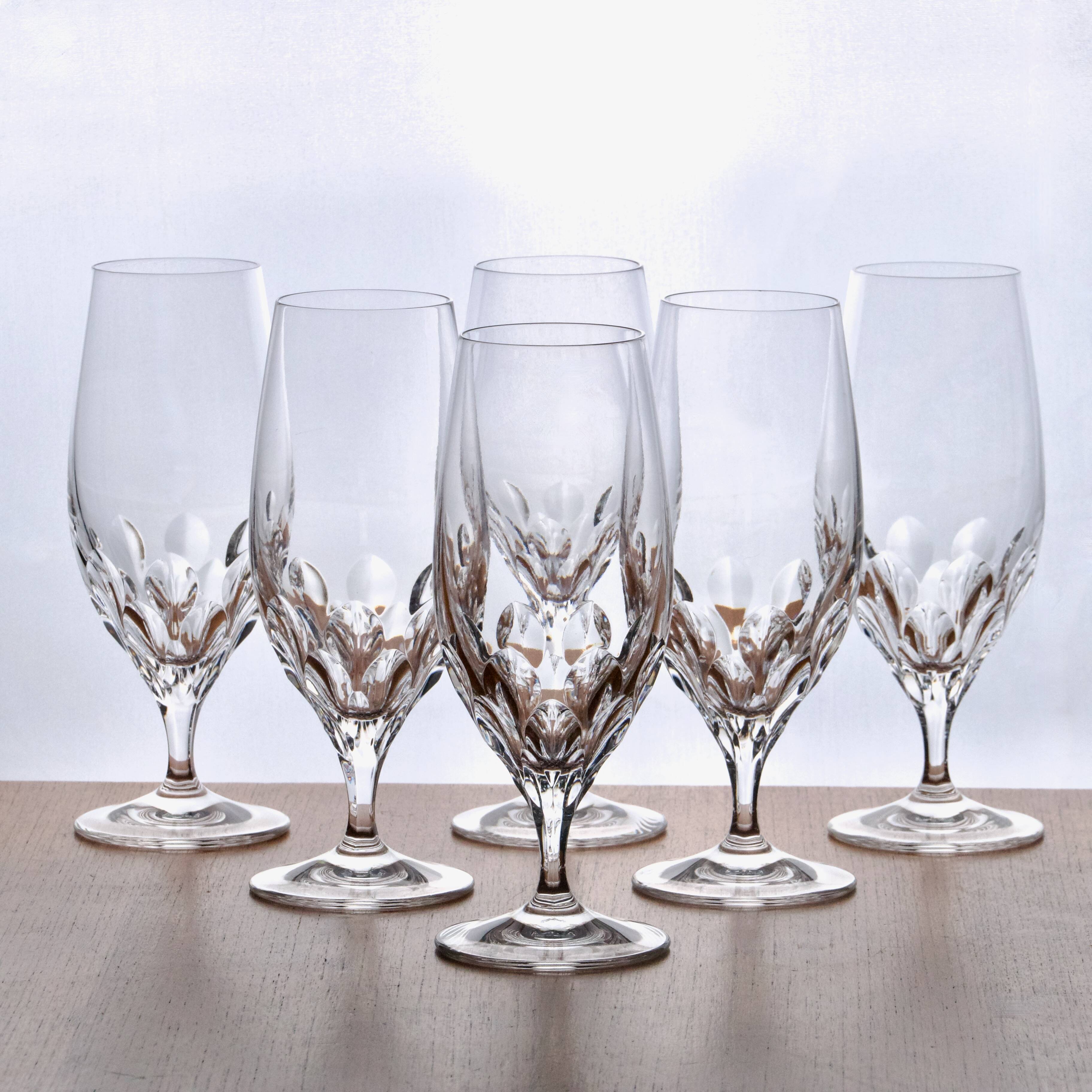 6 grands verres en cristal Royal