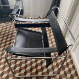 Pair of Wassily armchairs, B3, Marcel Breuer