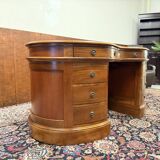 English Classic Kidney Shaped Chesterfield Desk