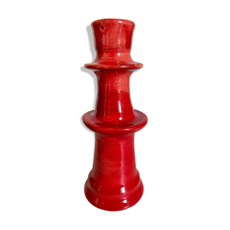 Ceramic candle holder tamegroute red