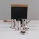 Alessi miniature Neapolitan coffee maker, designed by Riccardo Dalisi, 1987