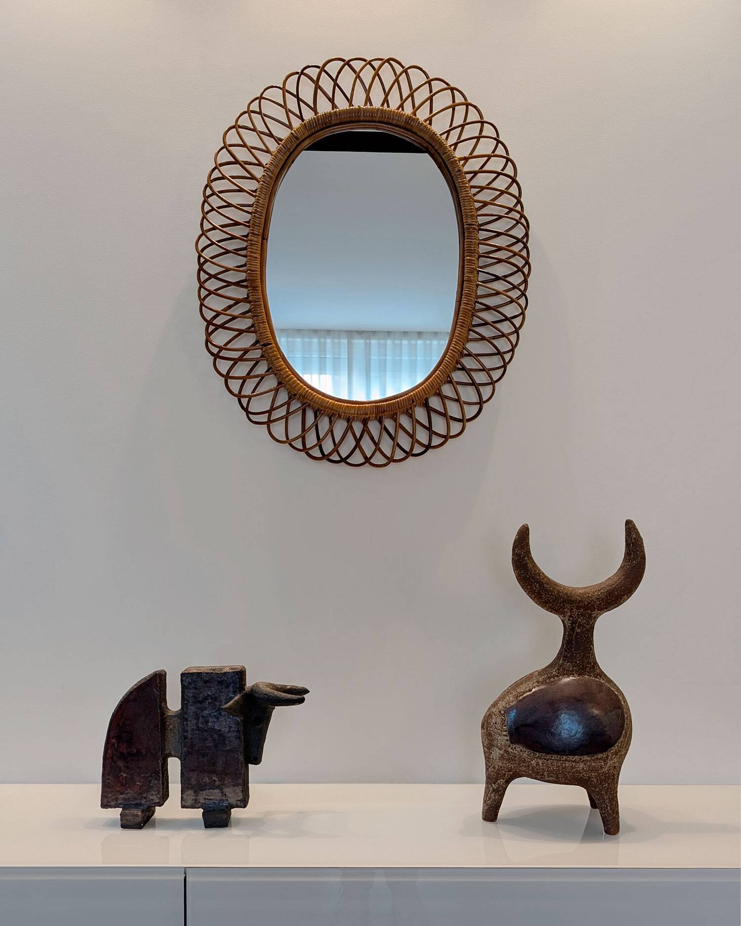 Bull in sandstone, by Dominique Pouchain, 2025