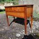 Cherrywood console chest of drawers with 3 drawers