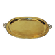 Brass tray with handles by Erickson 1930s Sweden