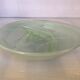 Large green pâte de verre dish.