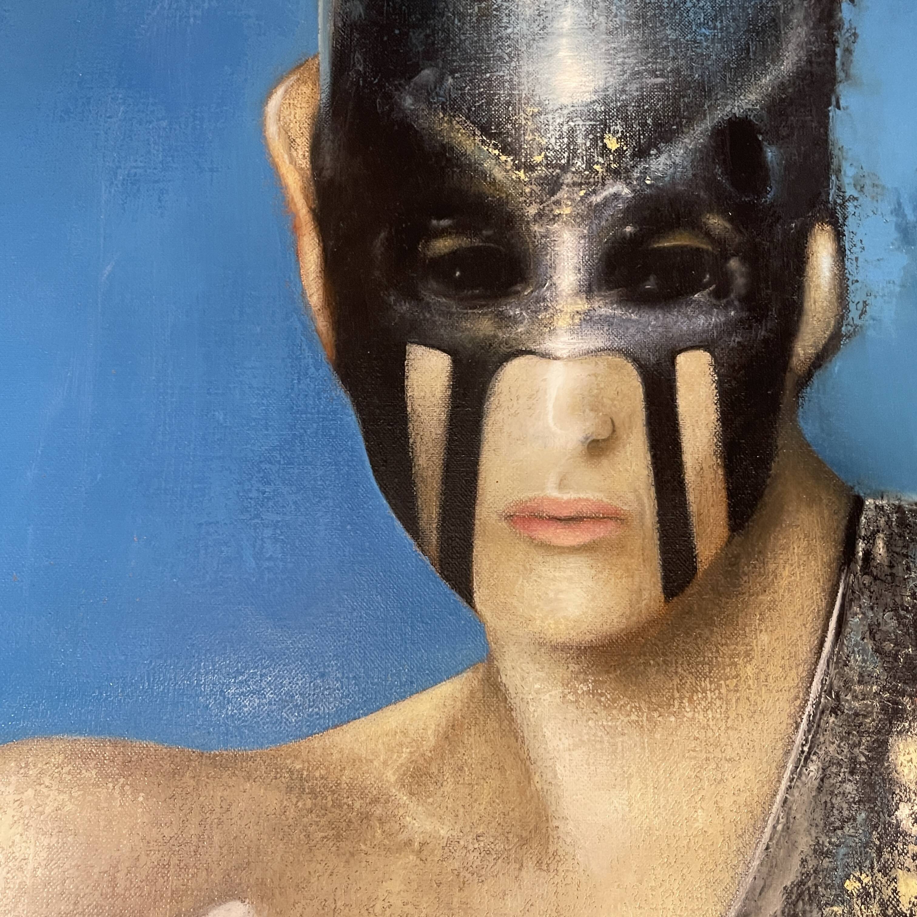 Realistic and fantastic painting, Michel Van de Velde 'Marine Metamorphosis' oil on canvas 1993