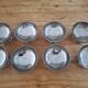 Set of 8 stainless steel ice cream bowls 18% - made in France