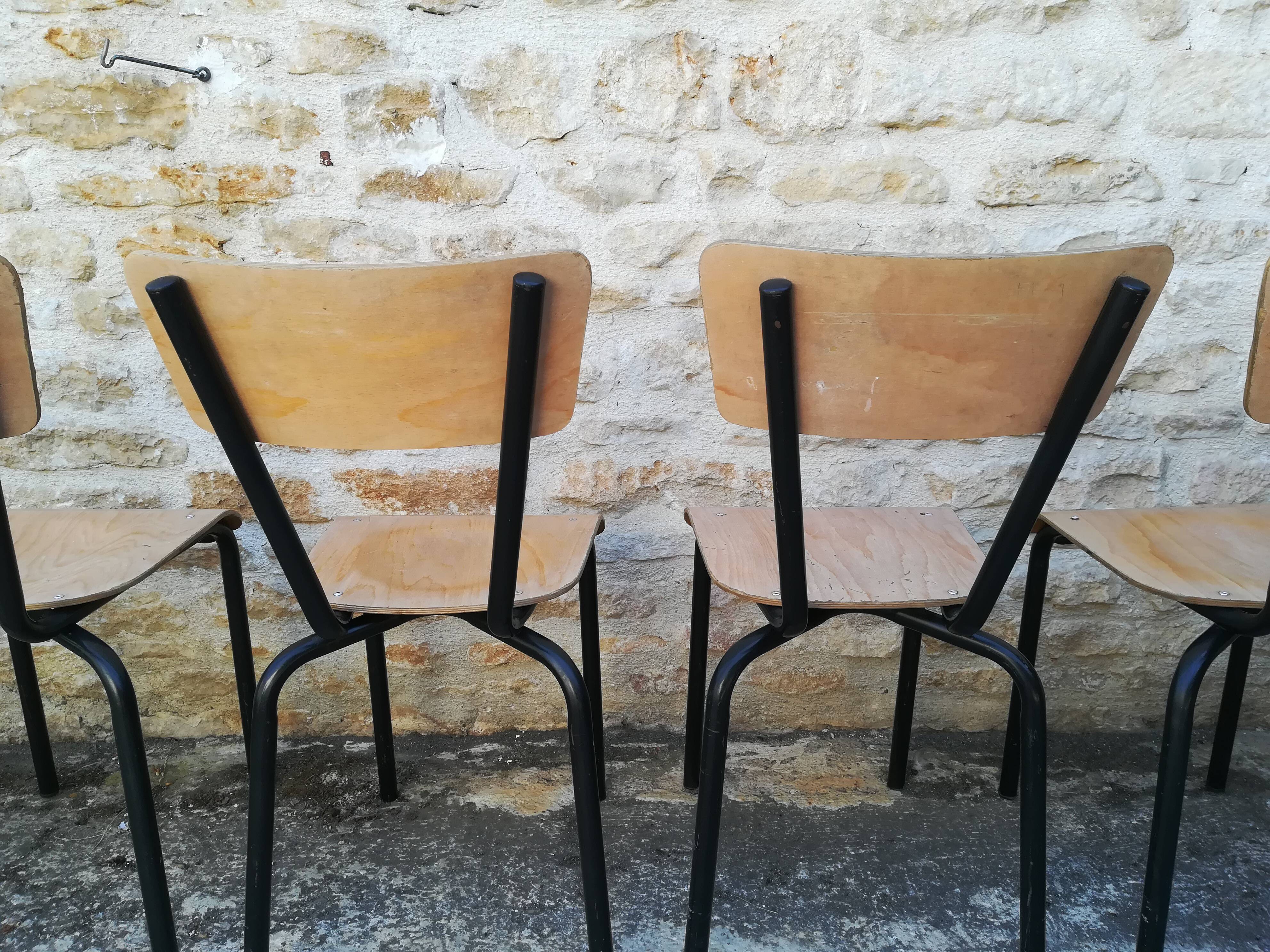 Vintage school chairs