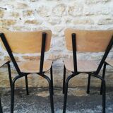 Vintage school chairs