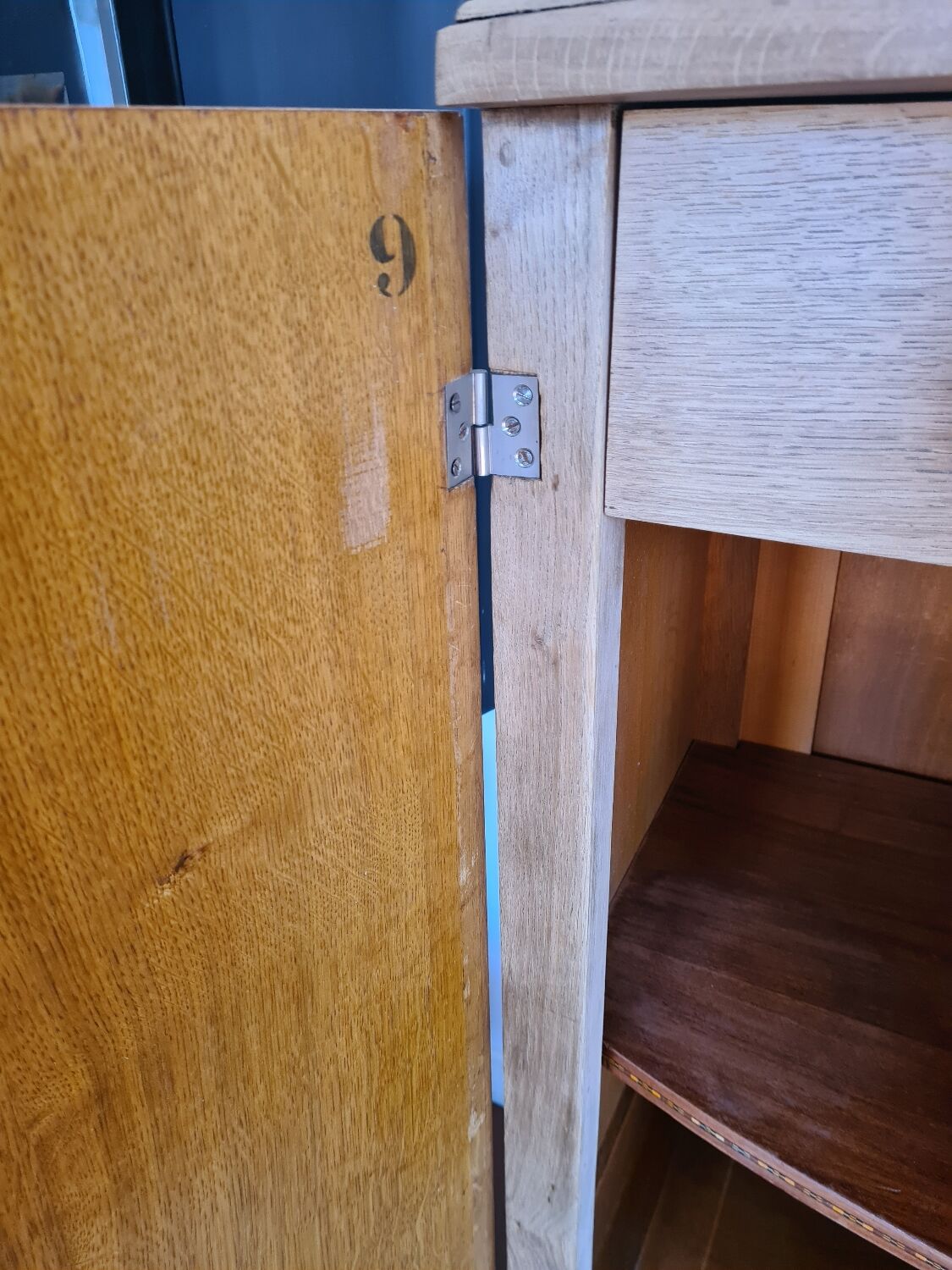 Art Deco oak sideboard