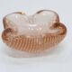 Murano ashtray, pink with bubbles, 1960, 7.5cm